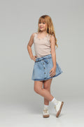 Conjunto Niña Glamour Beige