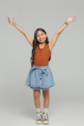 Conjunto Niña Glamour Terracota