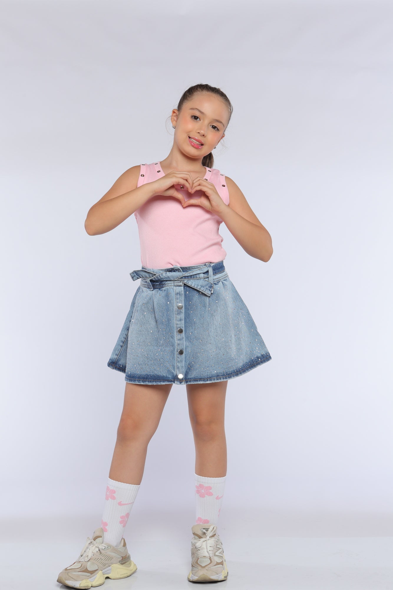 Conjunto Niña Glamour Rosado
