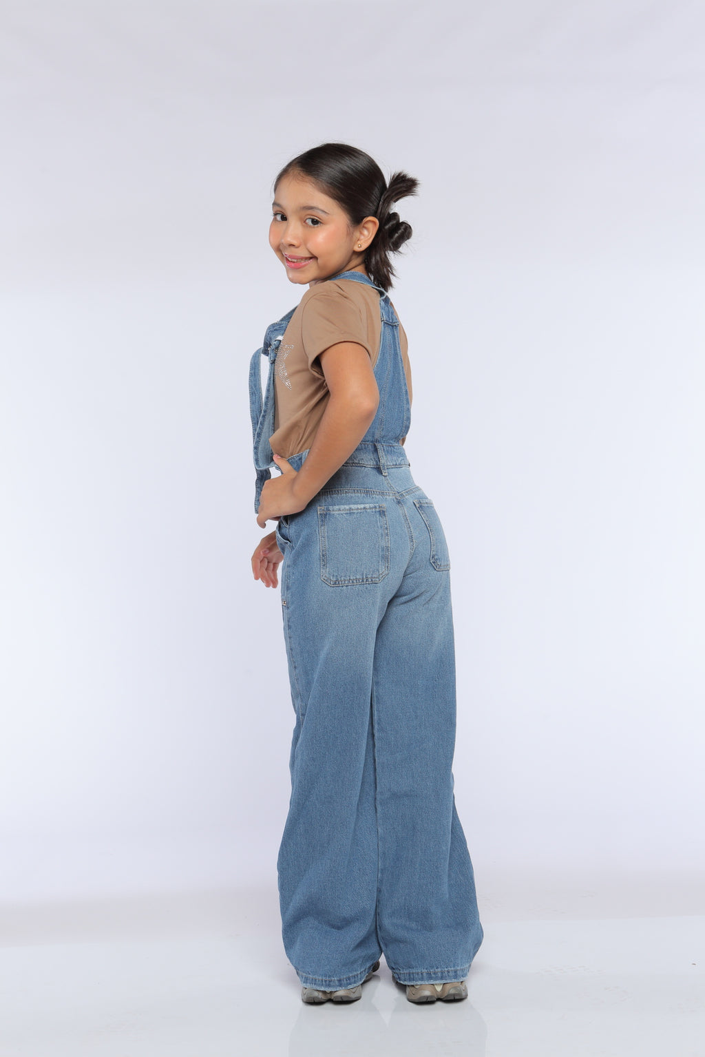 Conjunto De Overol Encantadora Café