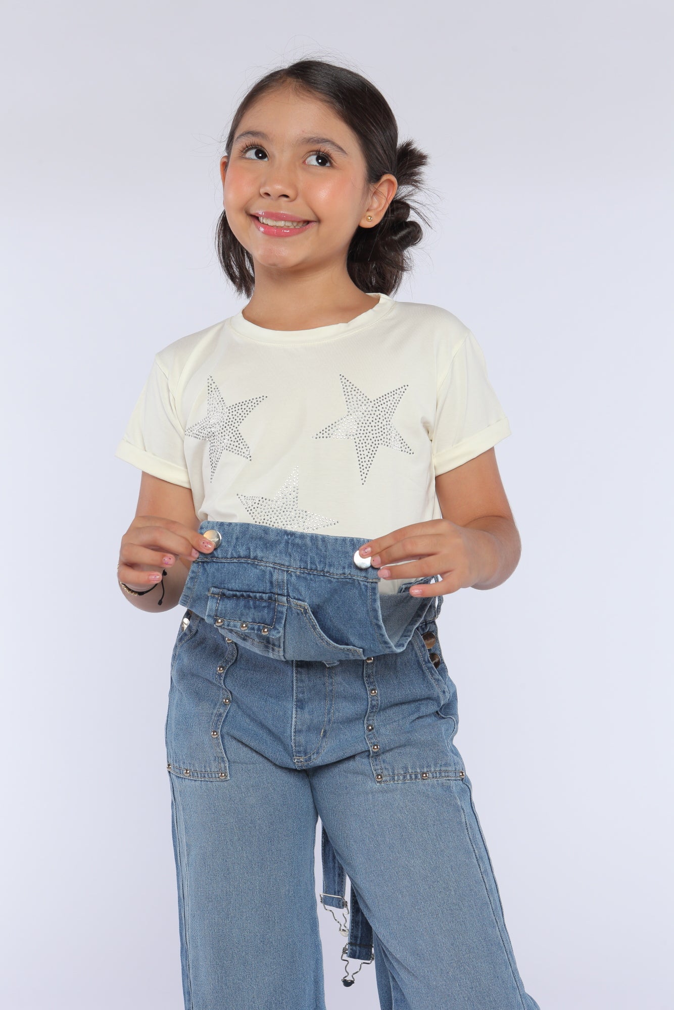Conjunto De Overol Encantadora Marfil