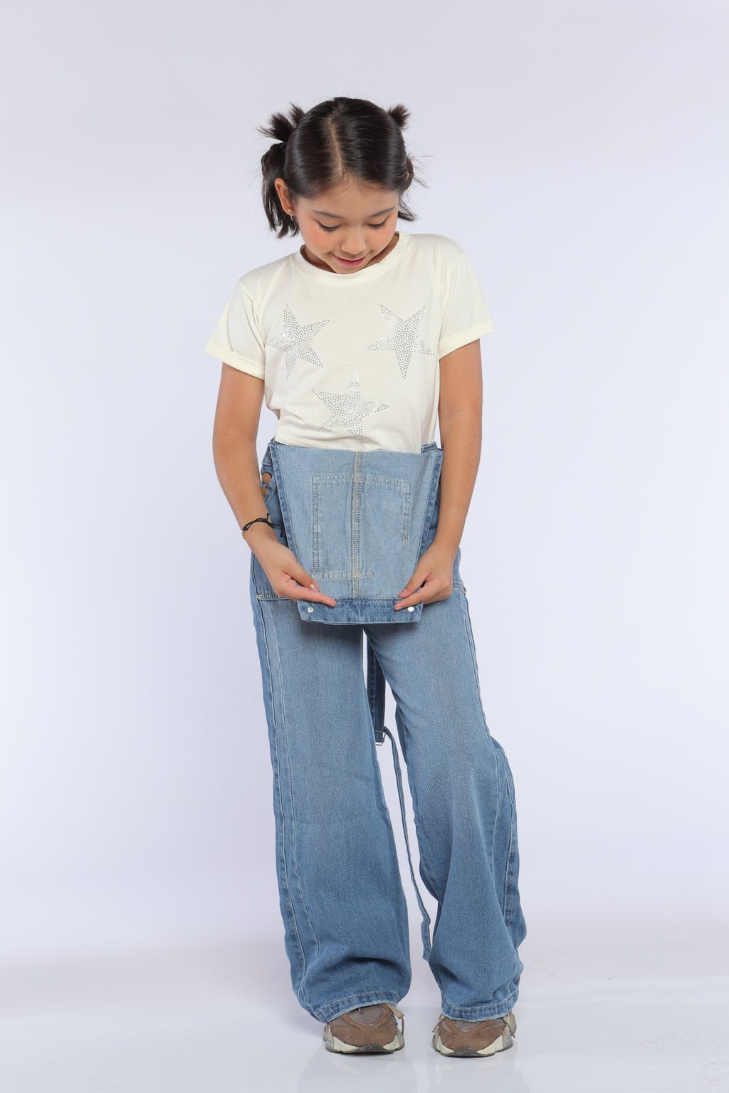 Conjunto De Overol Encantadora Marfil