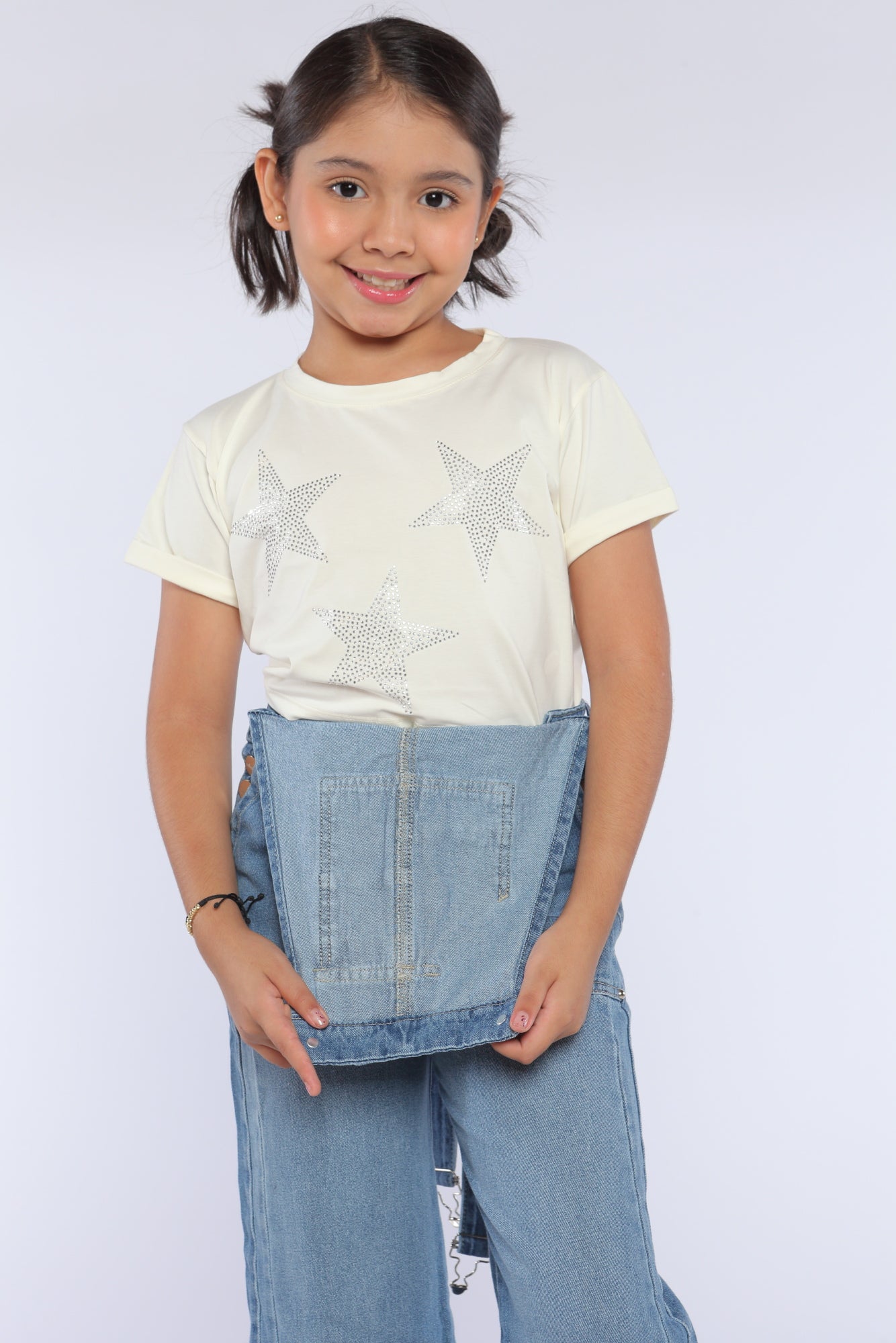 Conjunto De Overol Encantadora Marfil