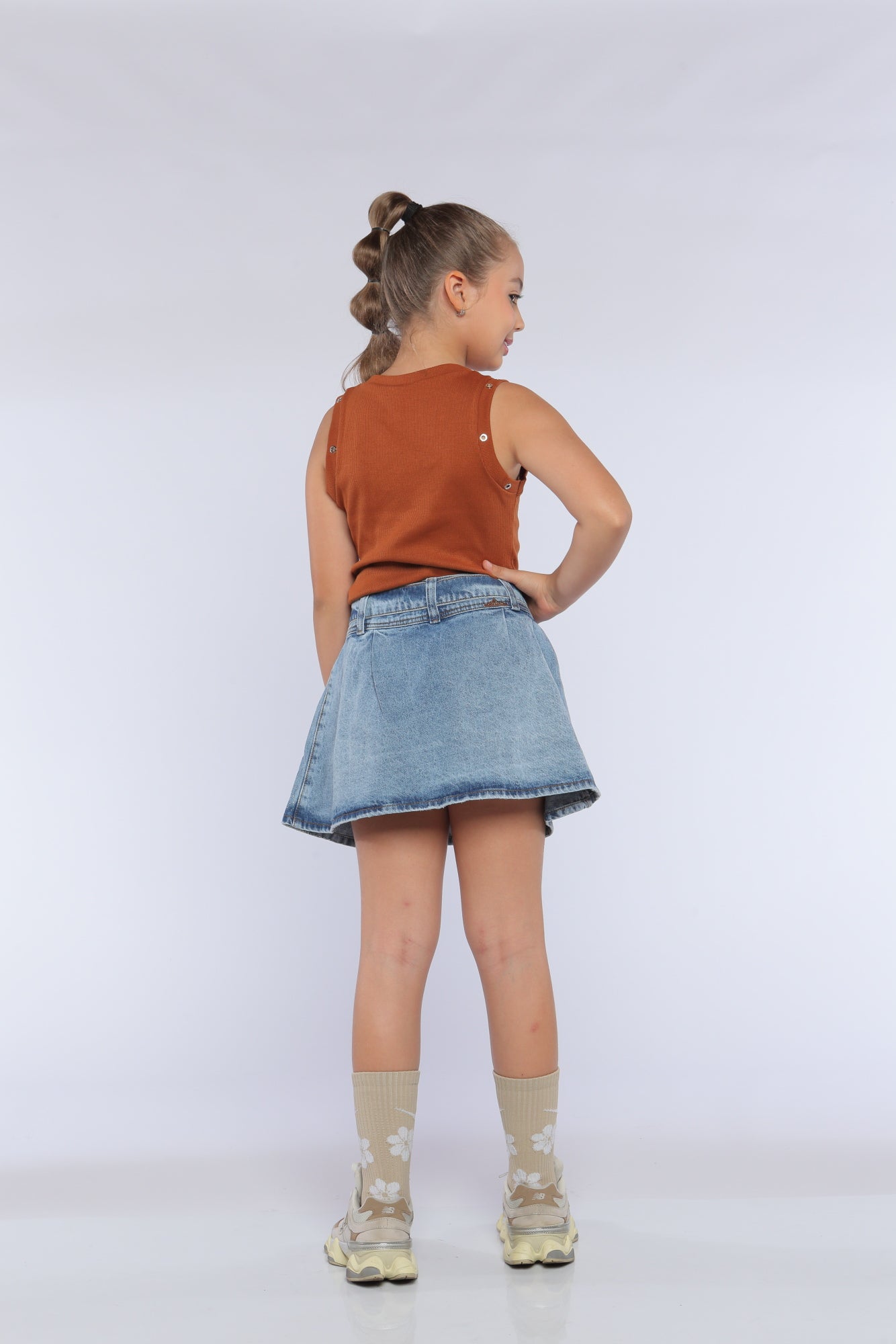 Conjunto Niña Glamour Terracota