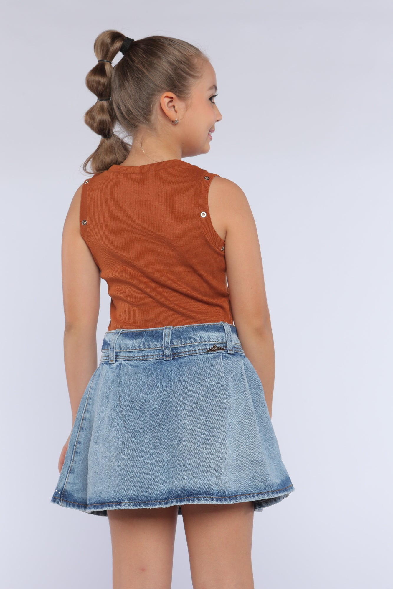 Conjunto Niña Glamour Terracota