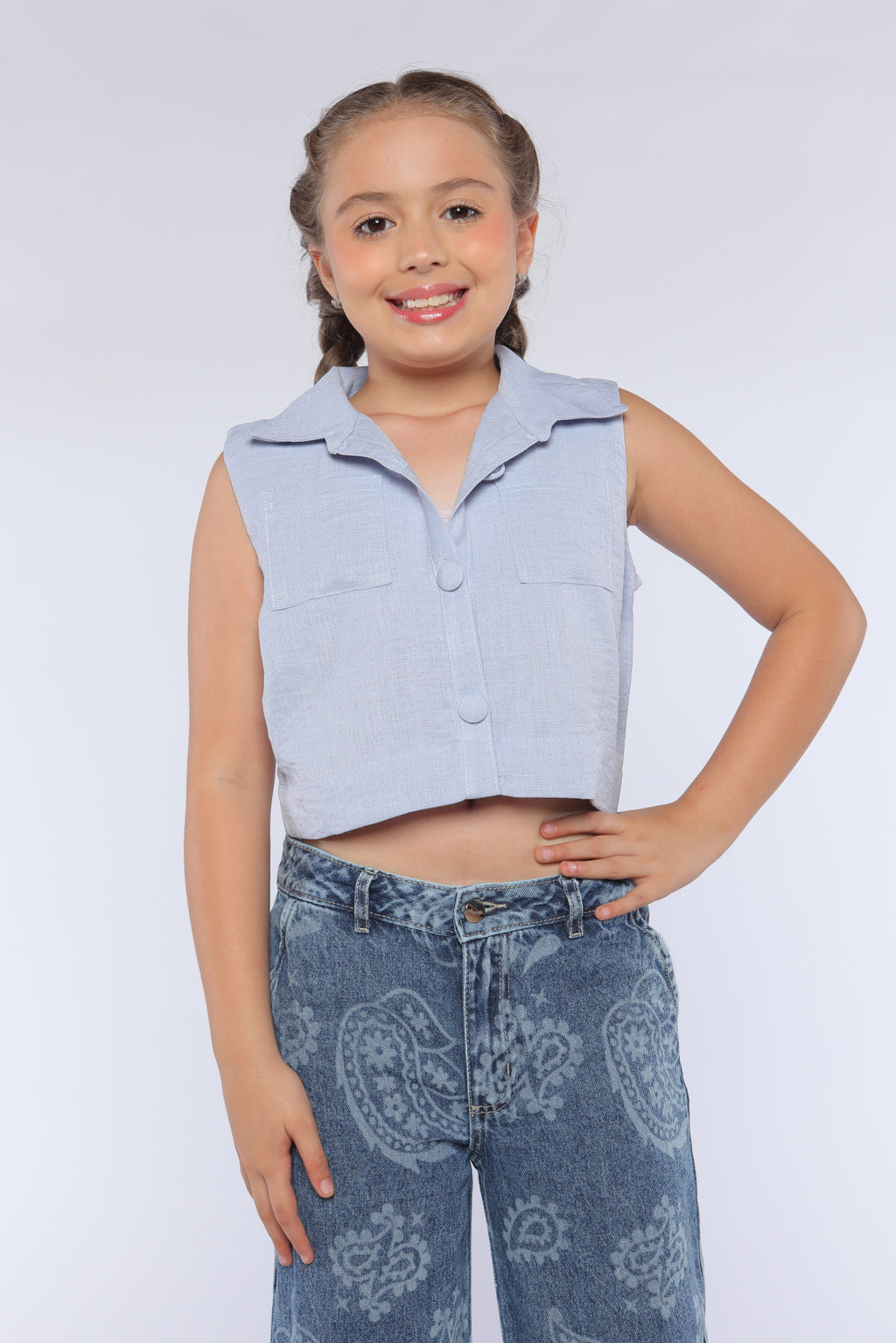 Conjunto Renacer Azul Claro